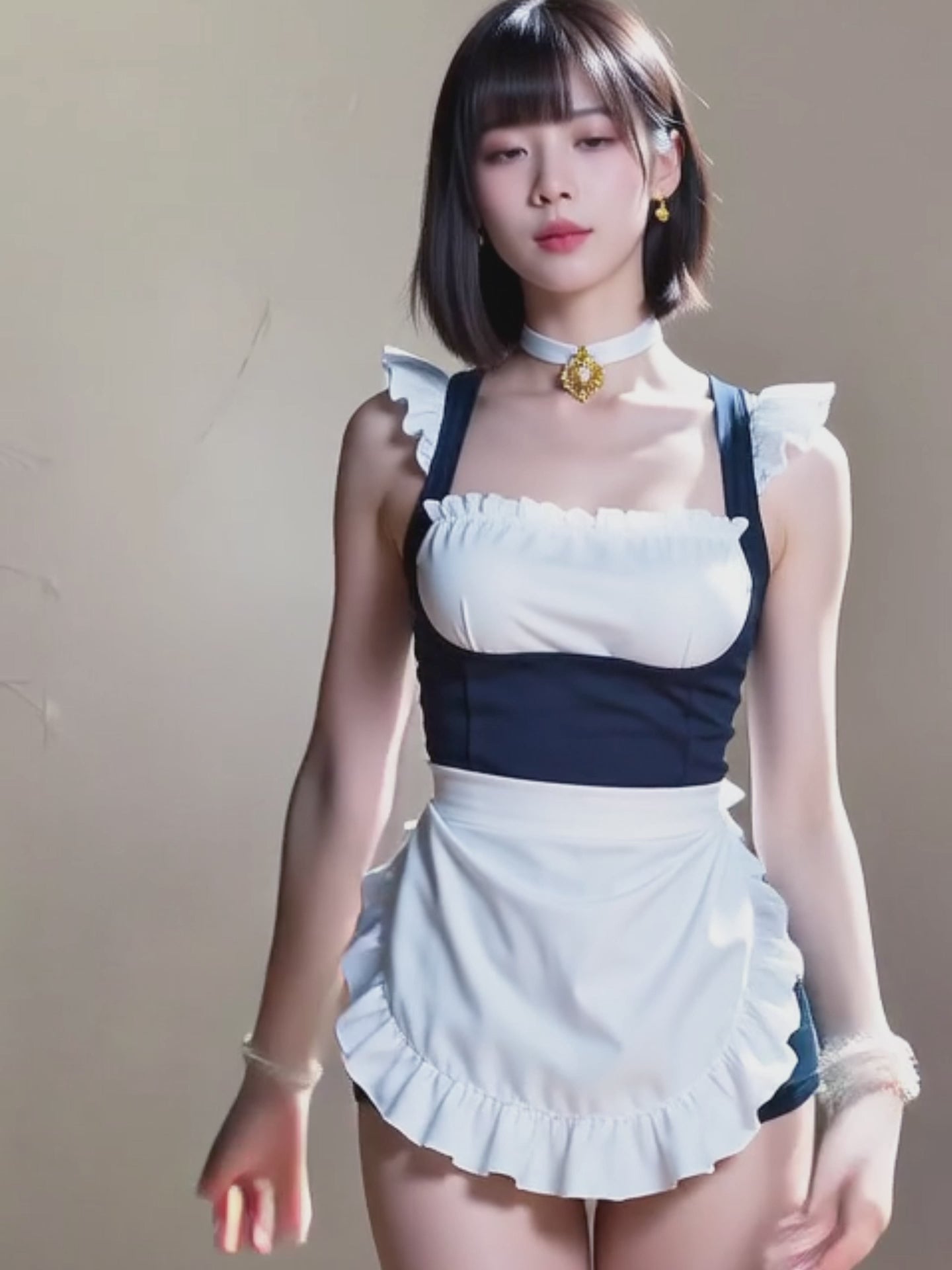 Poolside Maid Cosplay Lingerie Set